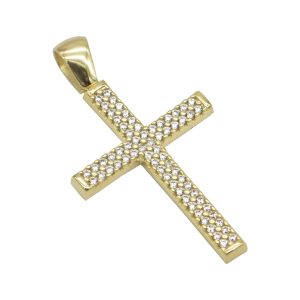 Χρυσός σταυρός Κ14-Κ9 ΤΒ90Κ